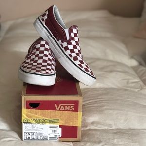 “Apple butt” slip-on vans
